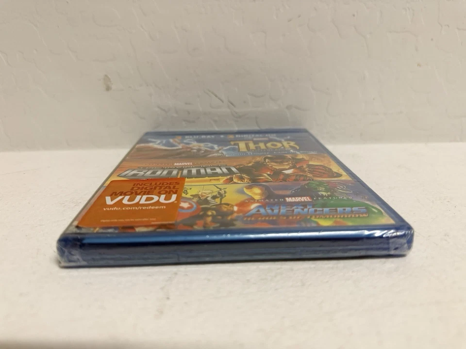 Marvel Animated Triple Feature Thor Iron Man Next Avengers Blu-ray BRAND NEW - Image 4 of 4