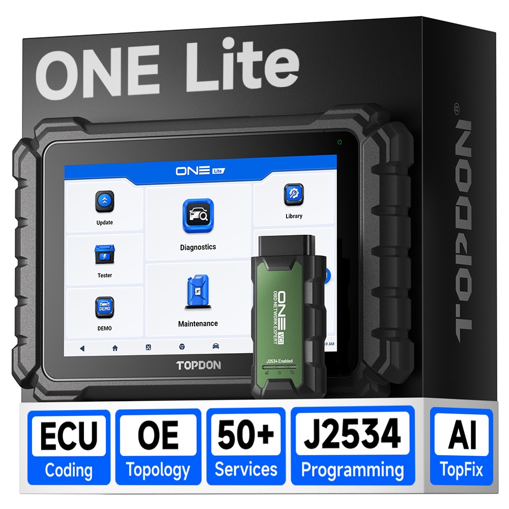 TOPDON ONE Lite OBD2 Scanner Diagnostic Tool OE Topology J2534 Pass-Thru UK⭐⭐⭐⭐⭐