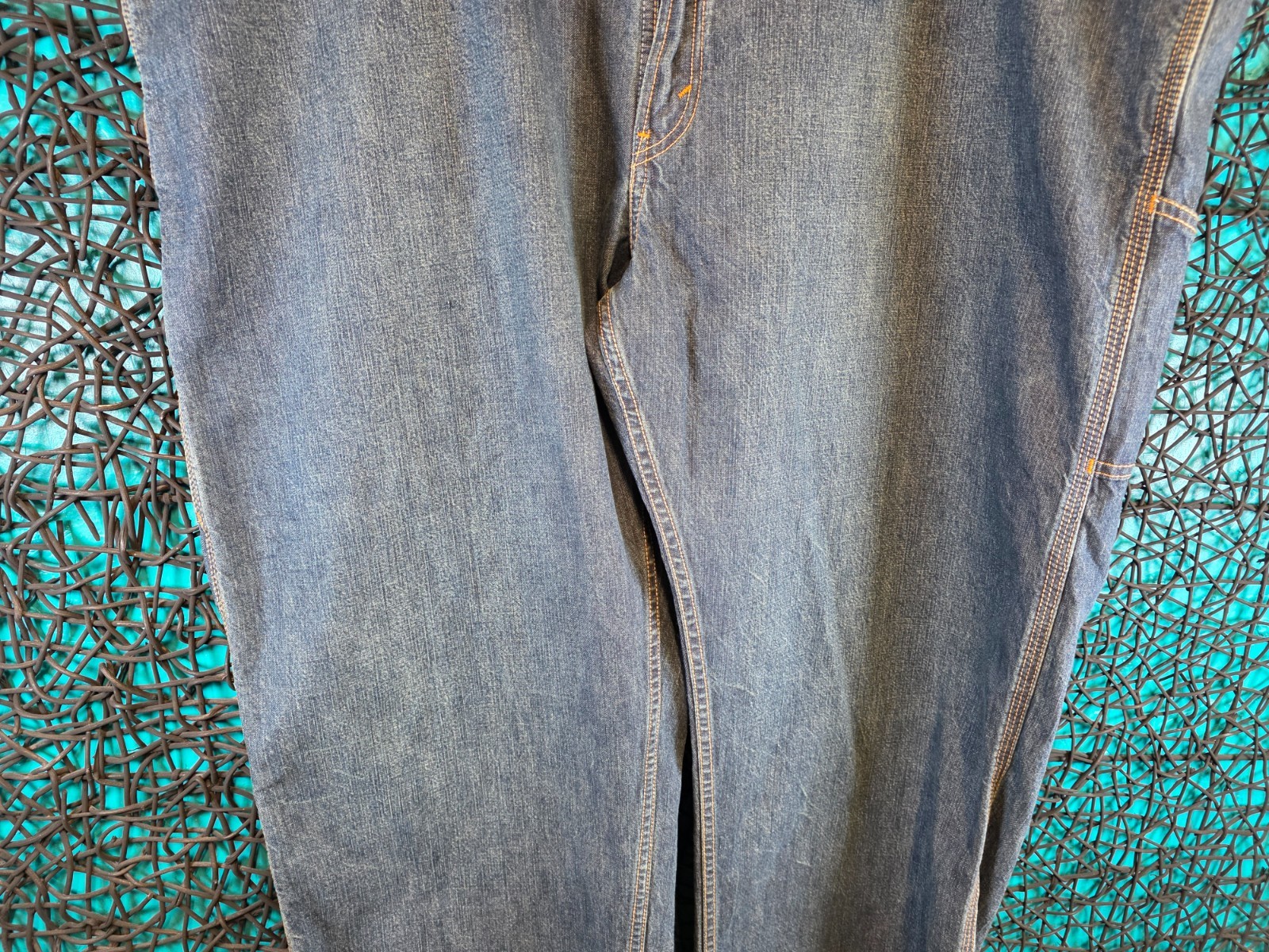 VTG LEVI'S CARPENTER JEANS BIG MENS 52X30 LOOSE STRAIGHT ZIP FLY 2005 RETRO NEW thumbnail 4