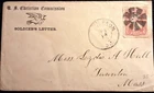 65 Civil War Patriotic - "U.S. Christian Commission" Pigeon Soldier's Letter
