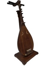 Japanese biwa musical rare instrument Comes with stand