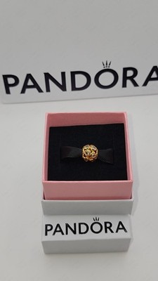 New Authentic Pandora Gold-Plated Love All Around Charm   781250CZ w/ Box E34