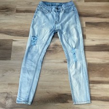 BDG Urban Outfitters Mid Rise Distressed Jeans Size 27 x 26 Light Wash Denim