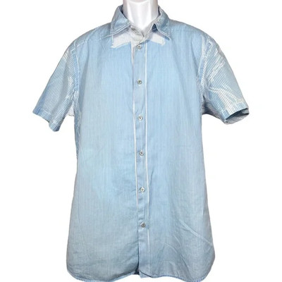 Prada Tie-dye Button-down Short sleeves Shirt Mens Size L