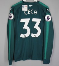 BNWT ARSENAL LONDON 2017 2018 GOALKEEPER FOOTBALL SHIRT JERSEY PUMA #33 CECH