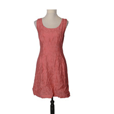 Banana Republic Petite Retro Fit & Flare Dress – Size 6P – Coral – Pockets