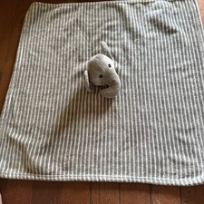 Lila Jack Elephant Gray Stripes Security Blanket/Lovey 2020