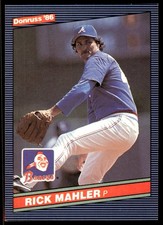 Rick Mahler 1986 Donruss #77 Atlanta Braves MLB READ FREE SHIPPING AutographDen