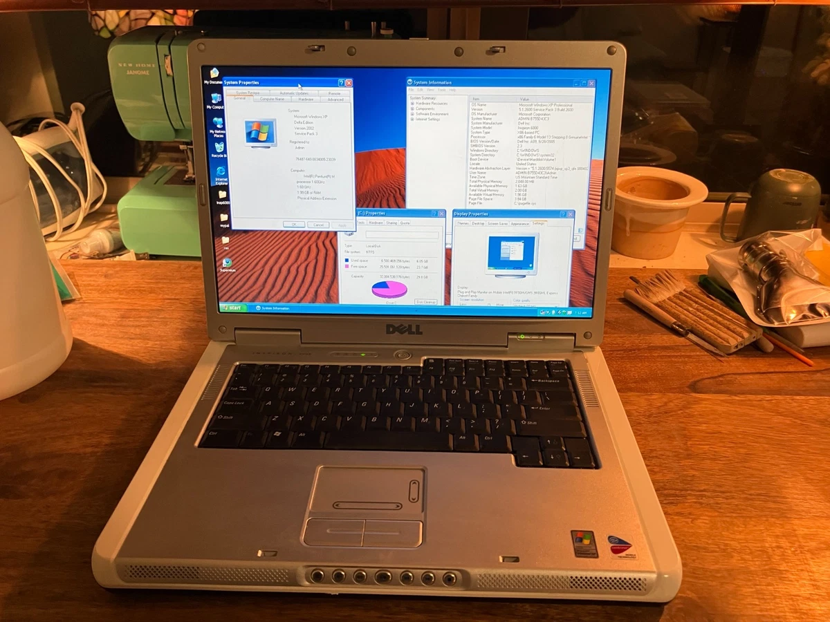 Windows XP Intel Pentium M PC Laptops & Netbooks 15-15.9 in Screen