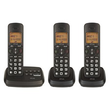 Ativa WPS05 DECT 6.0 Cordless Phone System W/ Answering Machine And Speakerphone