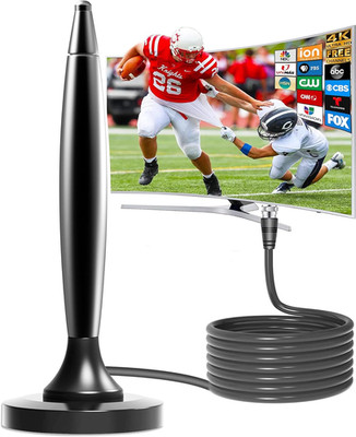 TV Antenna for Smart TV Indoor/Outdoor,Portable ATSC Freeview HD Antenna Long R