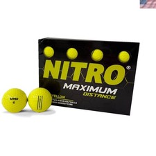 Soft Feel and Consistent Flight - 12-Pack of Distance Golf Balls
