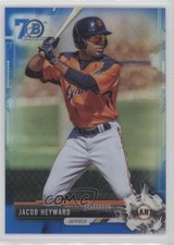 2017 Bowman Draft Chrome Blue Refractor 70th Anniversary /200 Jacob Heyward 0c2