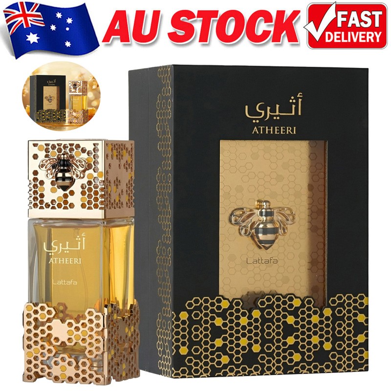 Atheeri by Lattafa Perfume Eau De Parfum Unisex 3.4 fl oz 100 ml Amber Floral