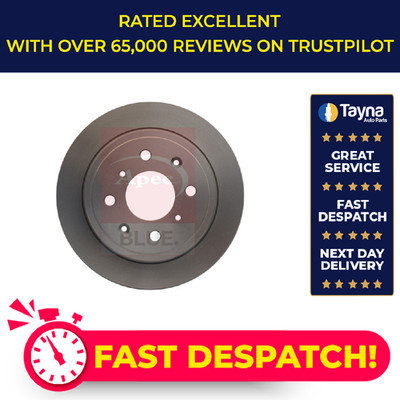 2x Brake Discs Pair Solid fits ROVER 214 RF, XW 1.4 Rear 90 to 00 With ABS 239mm