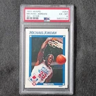 NBA Hoops 1991-92 Michael Jordan All-Star #253 PSA 6 Chicago Bulls NBA Card
