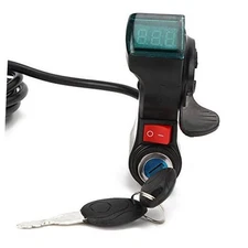  Handlebar Switch, Red Screen Thumb Lock and Switch Electric Scooters Throttle 