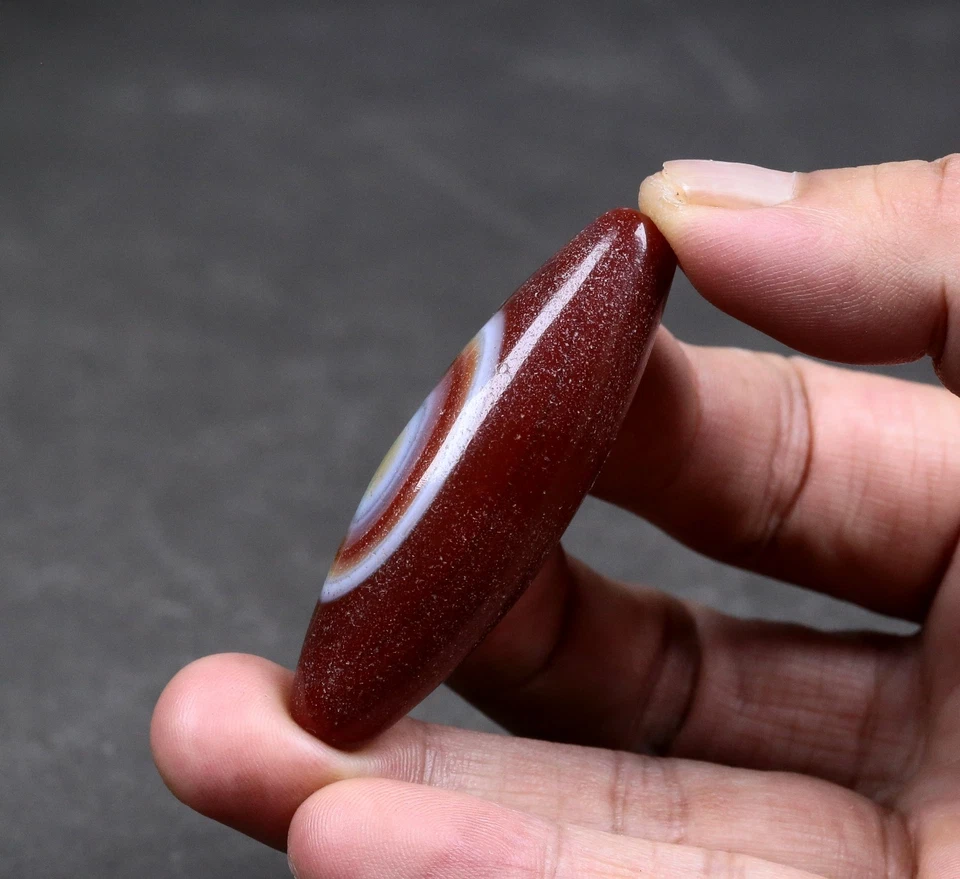 Collar de ágata Himalaya India Indo Tíbet Nepal cuentas Mala Foto 3 de 4