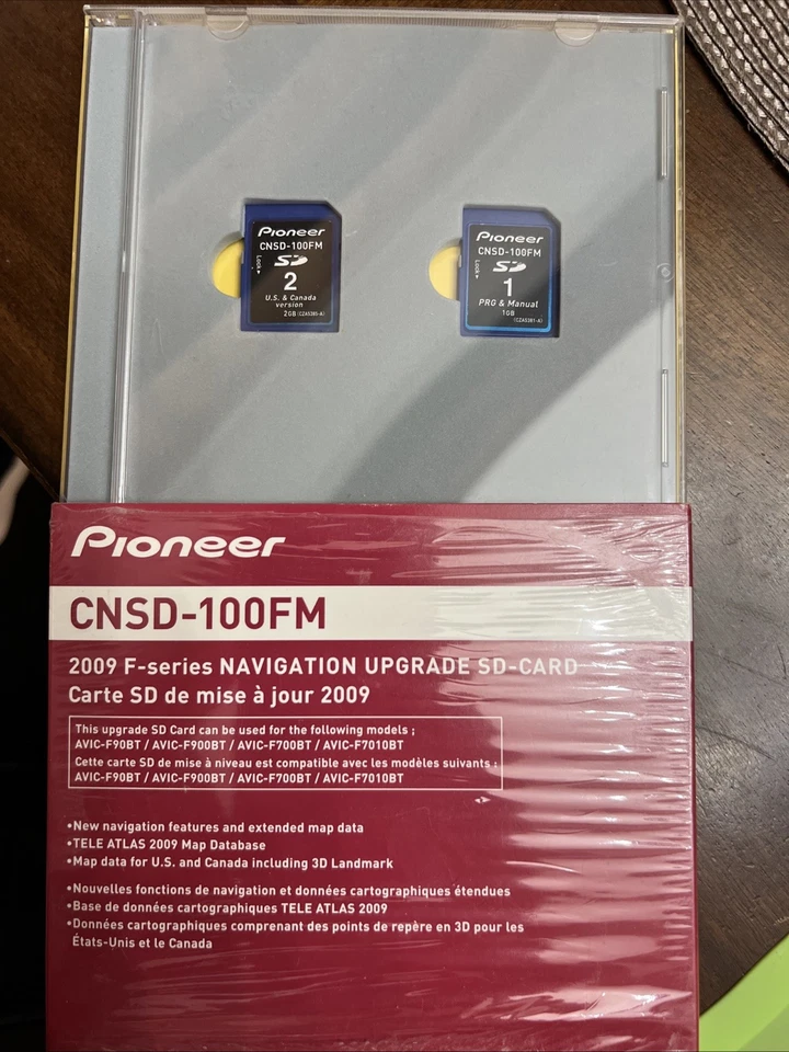 Tarjetas SD de navegación Pioneer CNSD-100FM Foto 2 de 3
