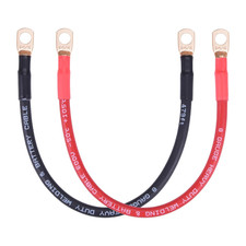 8 Gauge Battery Cable,Flexible 8 AWG Pure Copper Welding Battery Wire with 5/16'