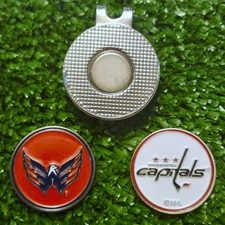 NHL Washington Capitals Golf Ball Marker with Magnetic Hat Clip New