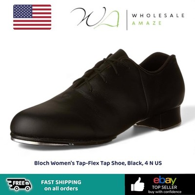Bloch Women's Tap-Flex Tap Shoe, Black, 4 N US