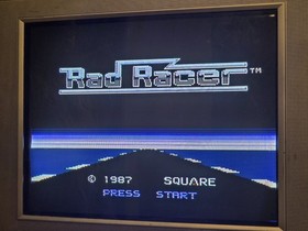 Excite Bike and Rad Racer Nintendo NES Game Lot Authentic Tested