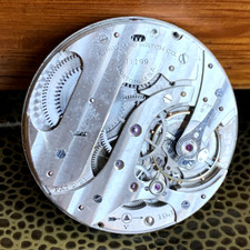 1923 E. Howard Watch Co. Series 15 10S 19 Jewels Pocket Watch Movement Runs