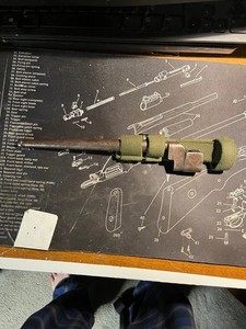 WW2 British Army No. 4 Mk. II Enfield Spike Bayonet & Scabbard