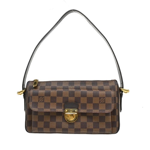 Louis Vuitton Ravello Damier Ebene Brown Canvas Shoulder Bag