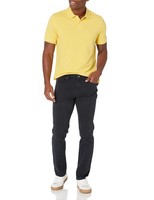 Poloshirt Herren Xl Gelb Baumwolle Slim Fit Amazon Essentials