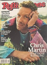 New - Rolling Stone Magazine - February 24, 2016 Issue - Chris Martin - No Label