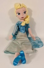 Disney Frozen ELSA In Ice Blue Dress 20" Plush Stuffed Toy Doll
