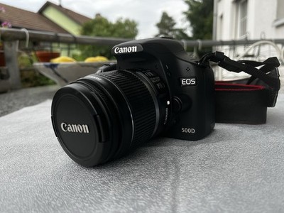 Canon EOS 500D + EF-S 18-55mm IS Objektiv   voll funktionsfähig   guter Zustand