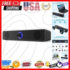 Computer Speakers, USB Powered PC Speakers Wired Stereo Desktop Speakers with...