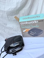 Cookworks 2 Portion Sandwich Toaster Black