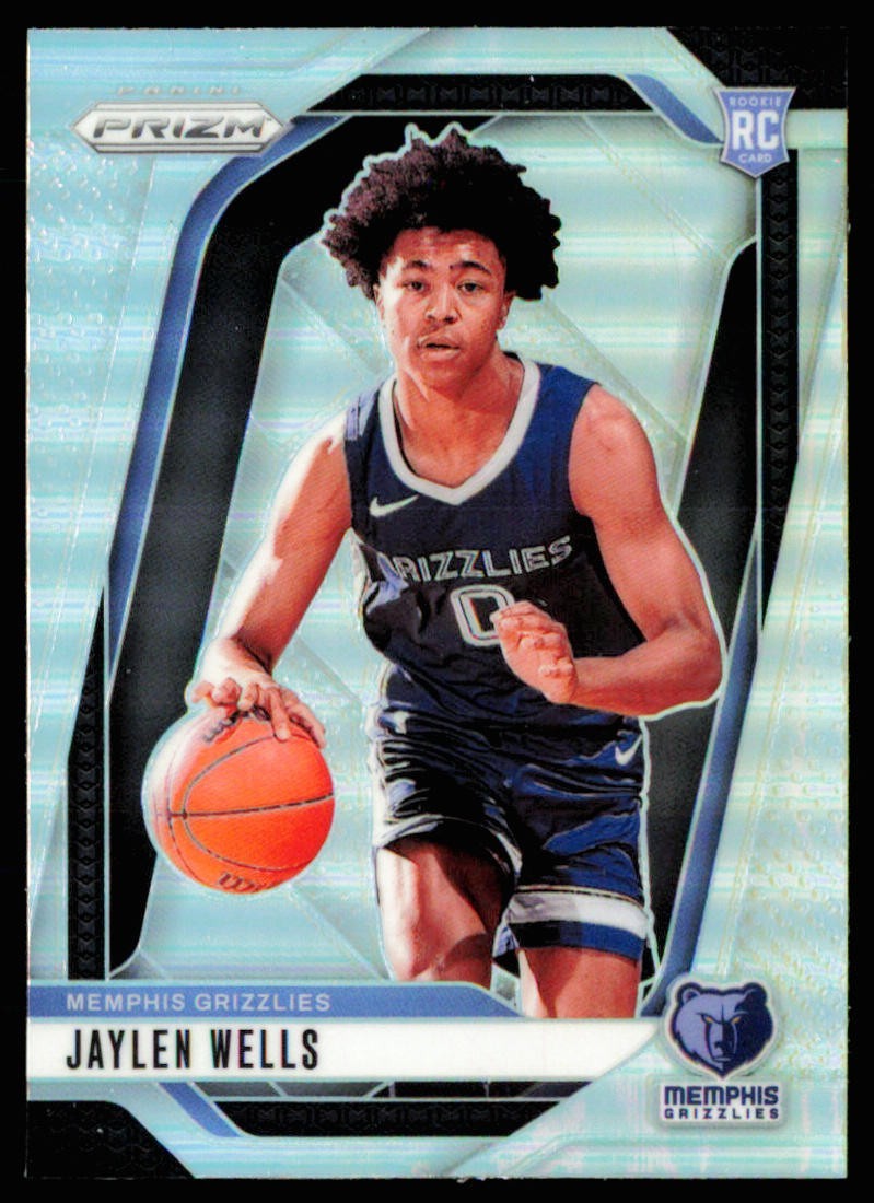 Jaylen Wells 2024-25 Panini Prizm #239 Silver Prizm Grizzlies Rookie