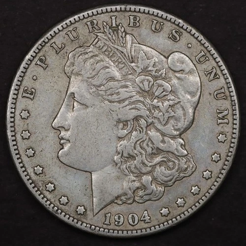1904-S Morgan Silver Dollar - VF/XF