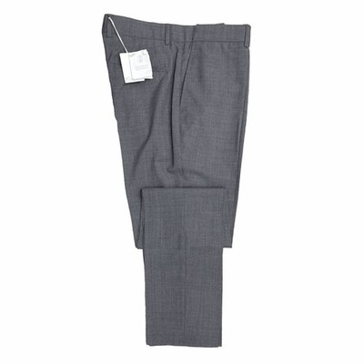 Brunello Cucinelli Men's Pants Size 38 54 Grey All Weather Wool  Traditional Fit