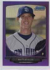 2013 Bowman Prospects Chrome Purple Refractor 107/199 Matt Wisler #BCP42 0c6