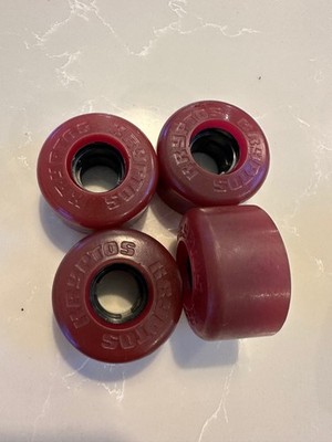 Kryptonics ''KRYPTOS'' Roller/Quad Skate Rollen Bauer NOS Burgundy 58mm x 4