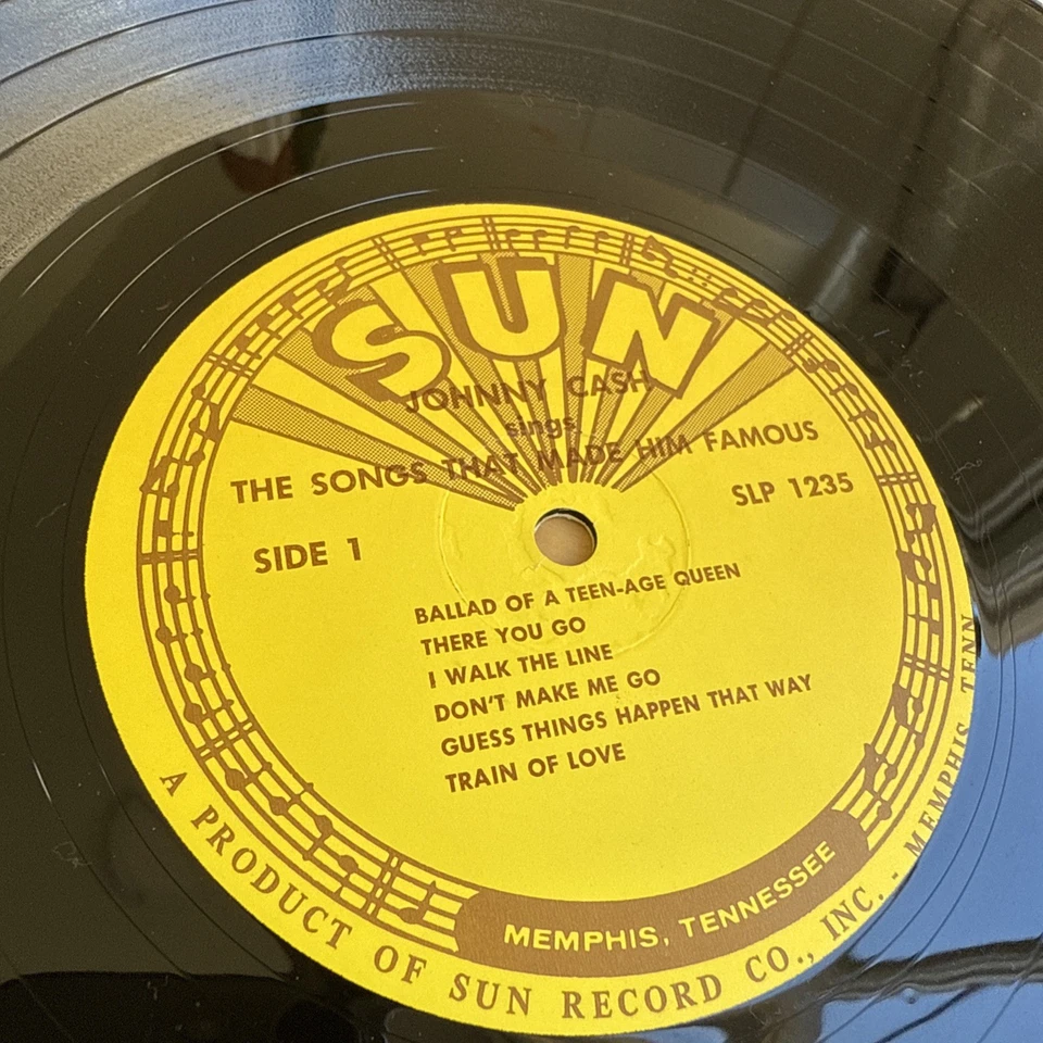 Original 1958 Johnny Cash Sings The Songs That Made Him Famous 1st US Press! - Image 3 of 4