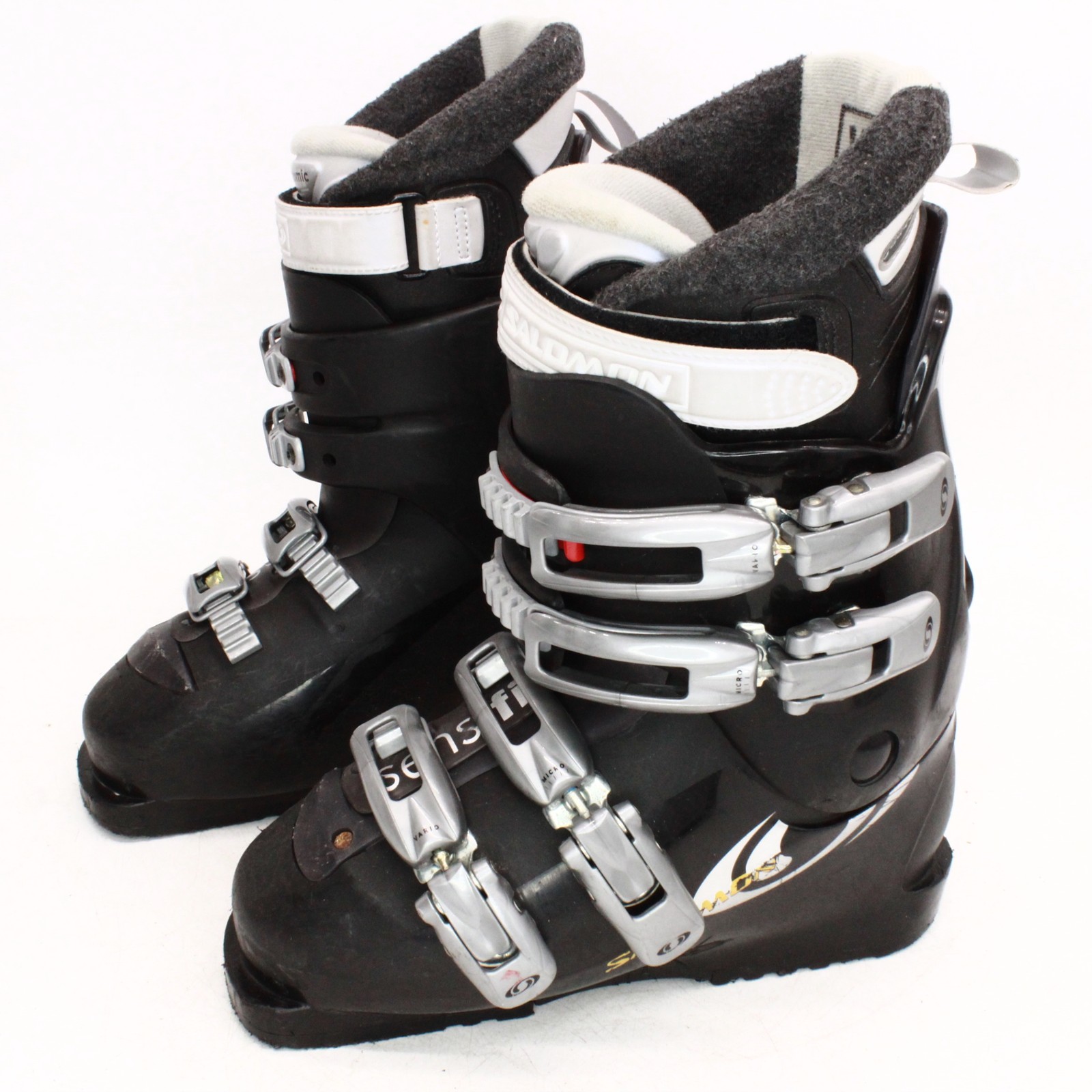Scarponi da sci donna Salomon Performa 5.0 taglia 6.5 Mondo 23.5 usati