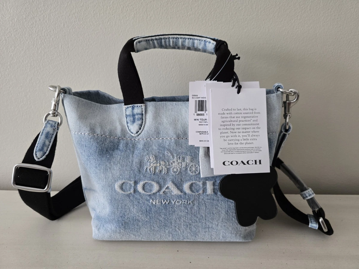 Coach Denim Exterior Tote Bags & Handbags for Women for sale | eBay