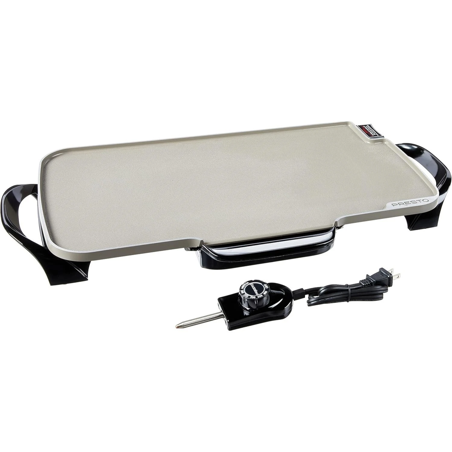 Presto 22 Inch Electric Griddle with Ceramic Surface and Handles