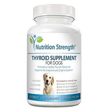 Nutrition Strength Thyroid Supplement for Dogs, Support for Hypothyroidism