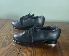 Capezio Tele Tone Tap Shoes Black Youth Size 13M Style 443C Man Made