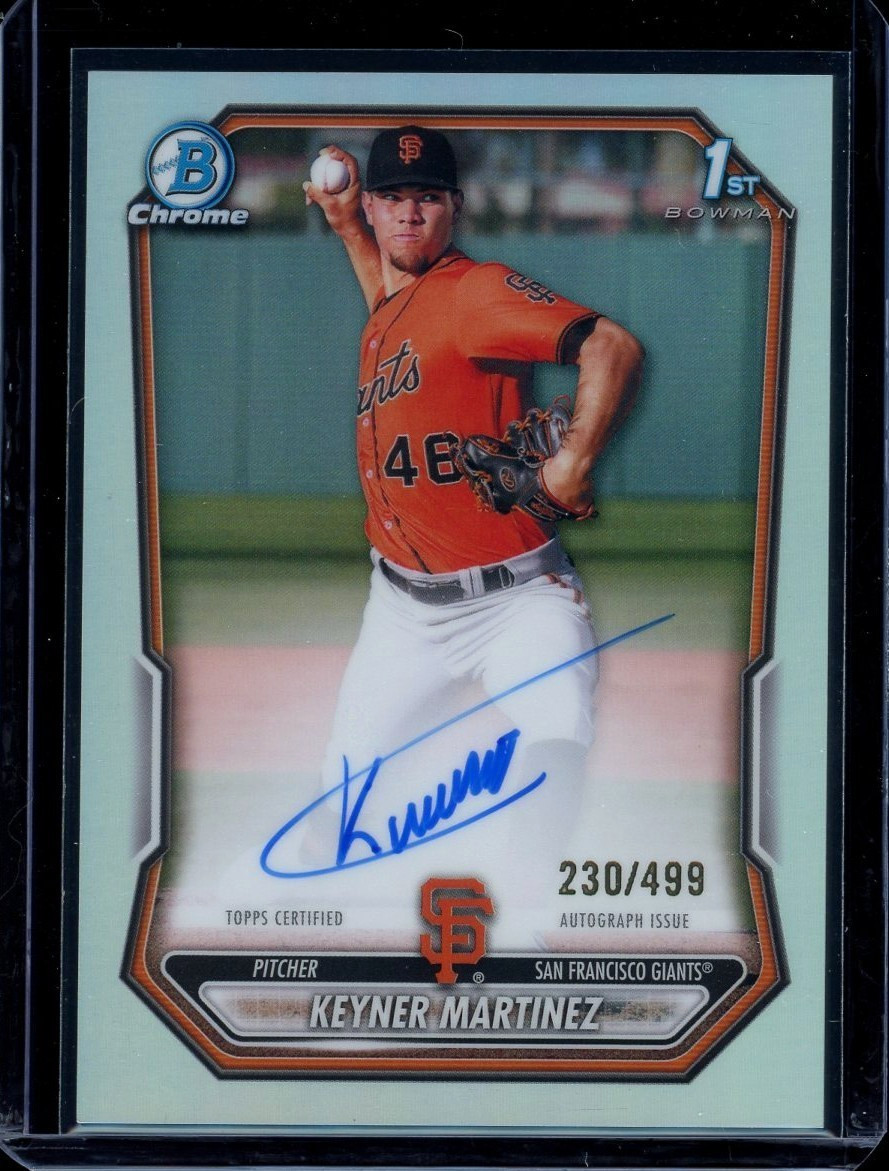 2026 1st Bowman Chrome ~ Keyner Martinez ~ Refractor /499 ~ #CPA-KMA ~ Auto