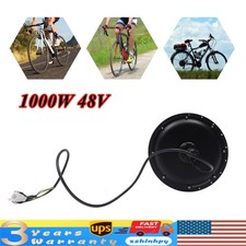 48V 1000W Ebike Rear Wheel Hub Motor For Electric Bicycle Brushless Gearless