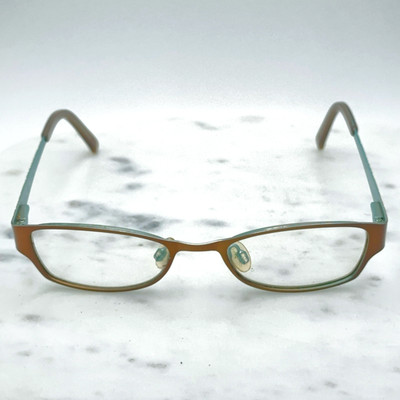 SUPERFLEX SF 389 C.1 Brown Aqua Full Rim Eyeglasses Frames Only 48-18-130